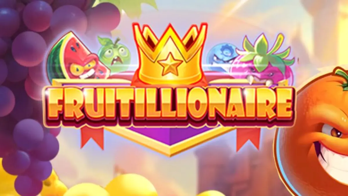 Karakter buah yang marah dalam slot Fruitillionaire